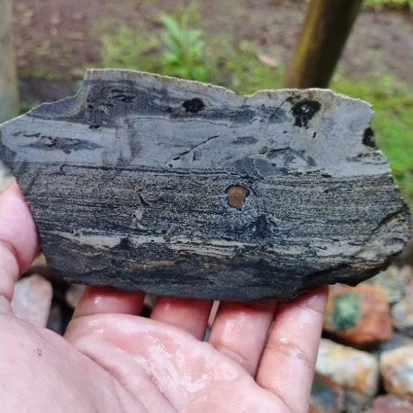 suiseki batu alam batu akik lemepngan jasper motif natural jozz istimewa persis digambar aslii natur