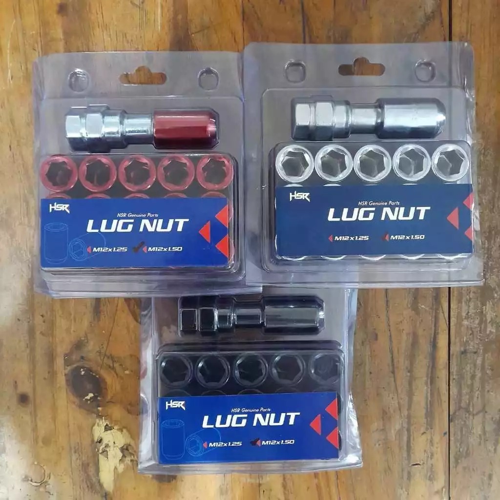 Baut Mur Roda Seneka + Kunci L Universal Untuk Velg Racing Avanza Xenia Dll Lug Nut Variasi