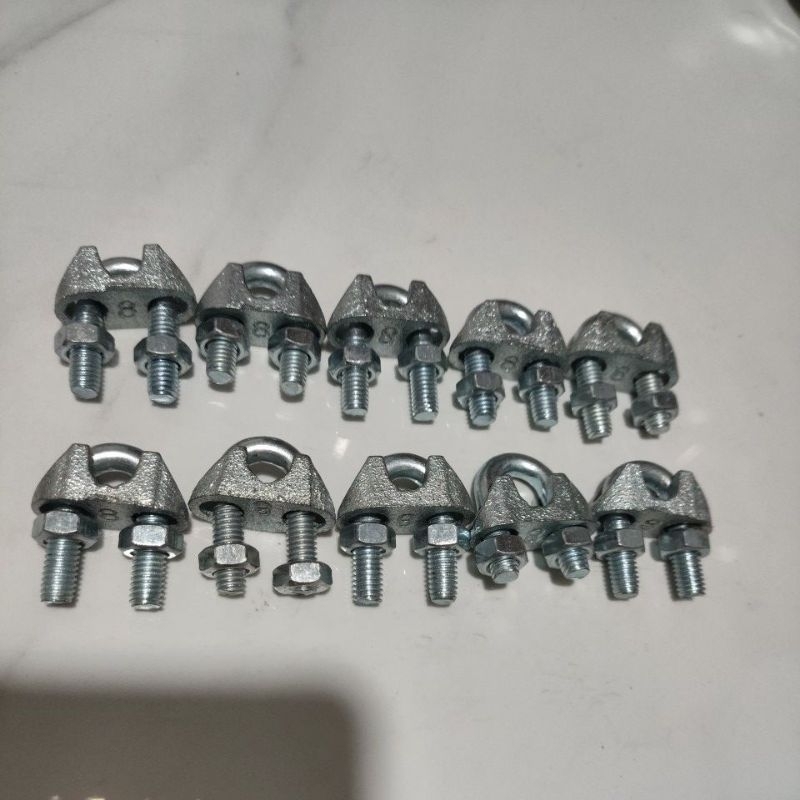 klem seling 10pcs kuku macan 8mm 5/16" (harga per10pcs)