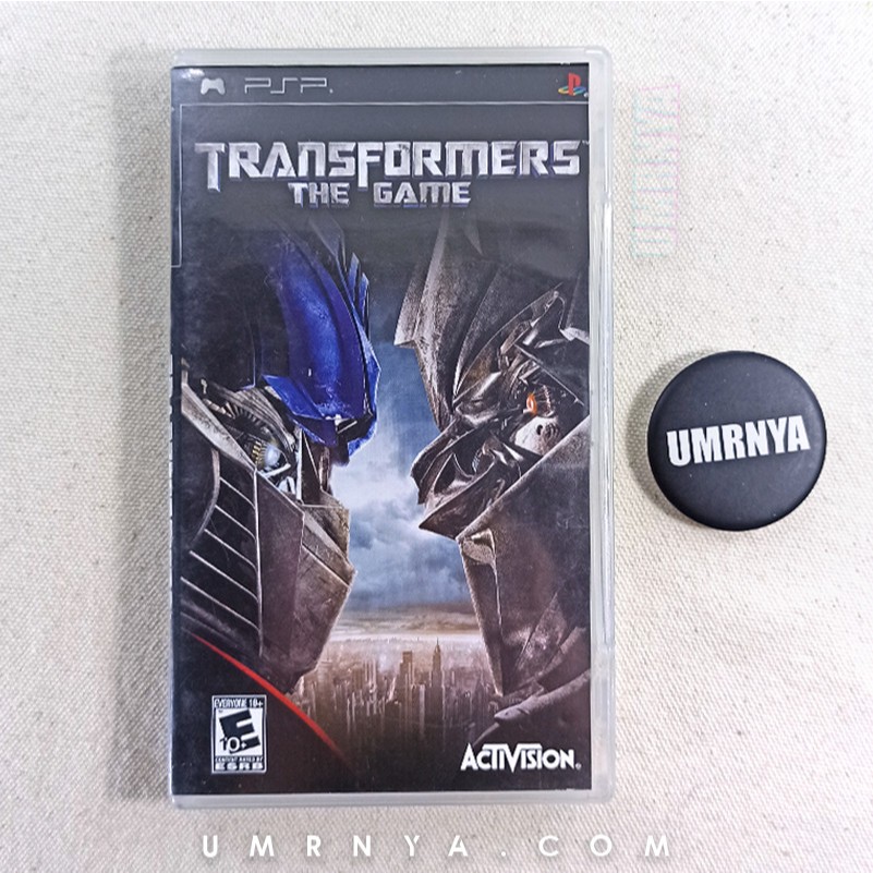 PSP UMD Transformers The Game Kaset CD Disk PS Games Playstation Portable
