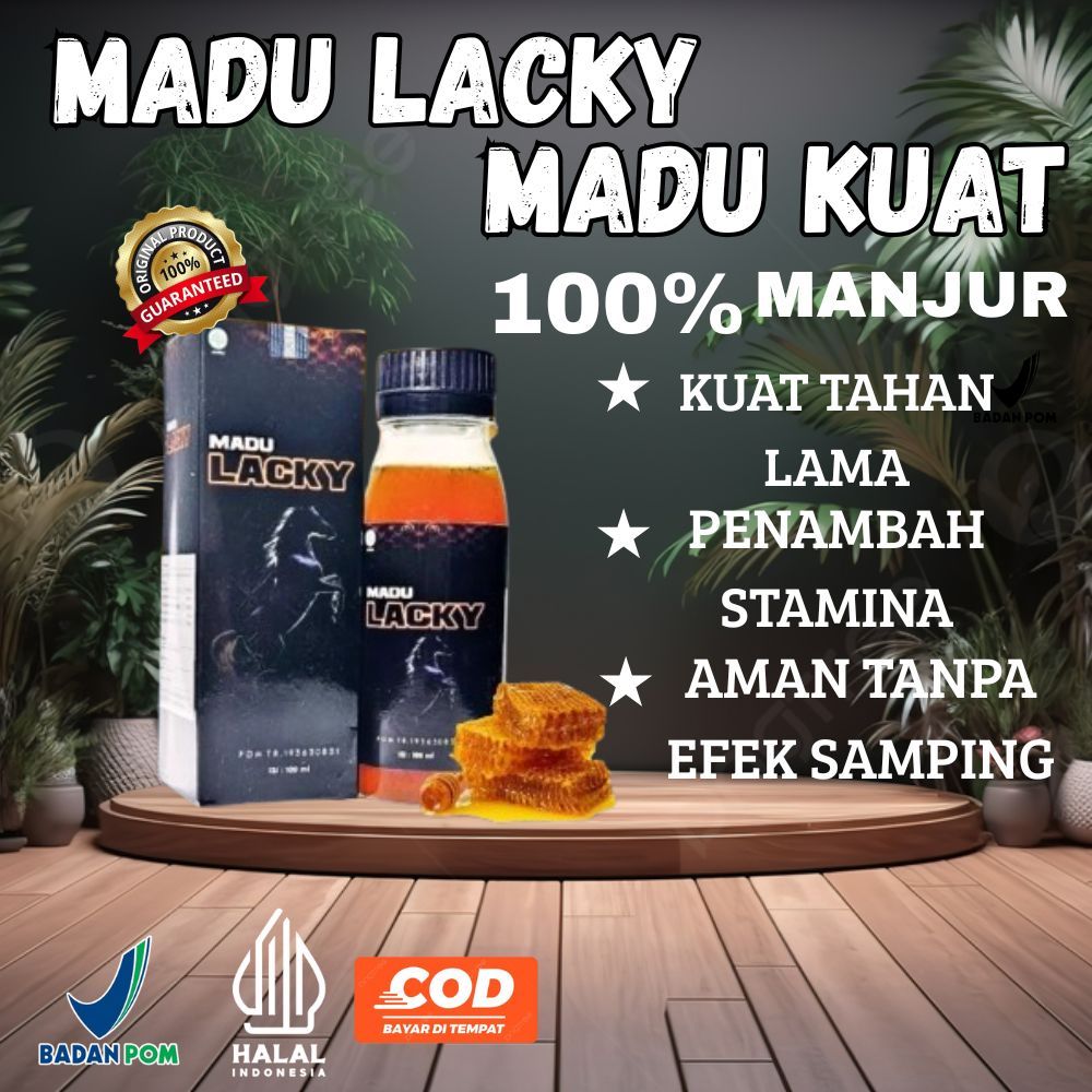 Madu Kuat Dan Tahan Lama Pria Madu Lacky Herbal Original Bpom
