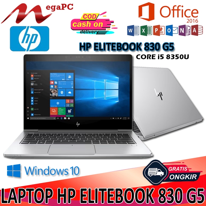 Laptop Hp Elitebook 830 G5 Intel Core i5 8350U Ram 8GB SSD 512GB