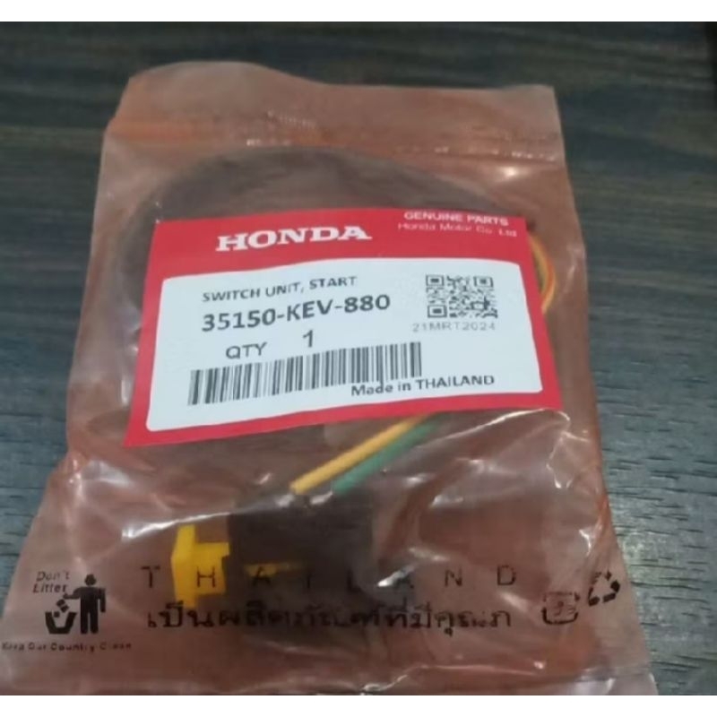 TOMBOL STATER SUPRA LAMA SUPRA X THAILAND KEV