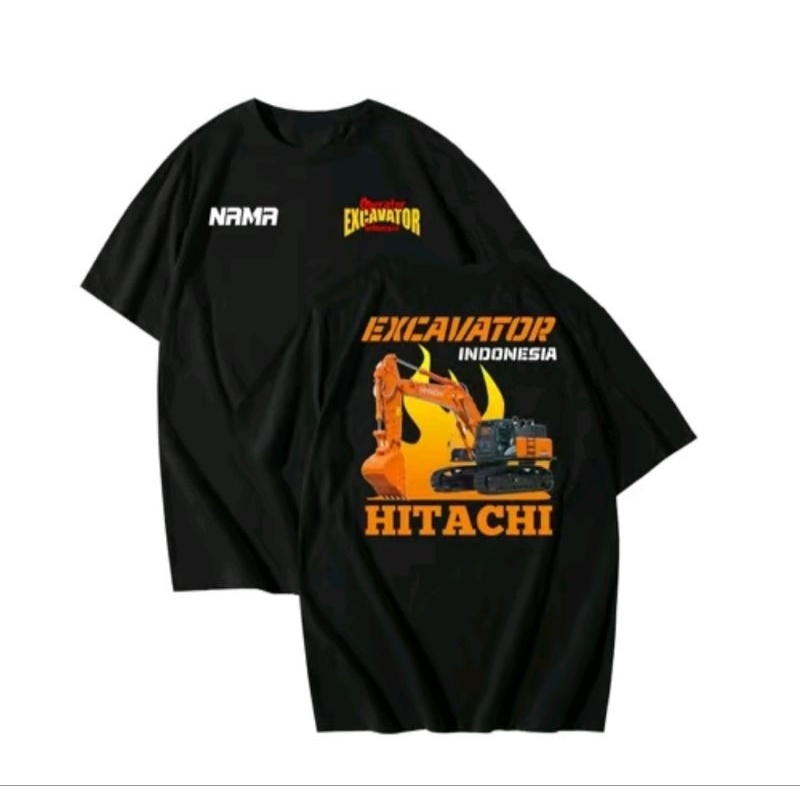 Kaos Operator Excavator Hitachi Free Nama