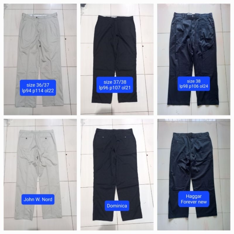 Celana kantor PL pria