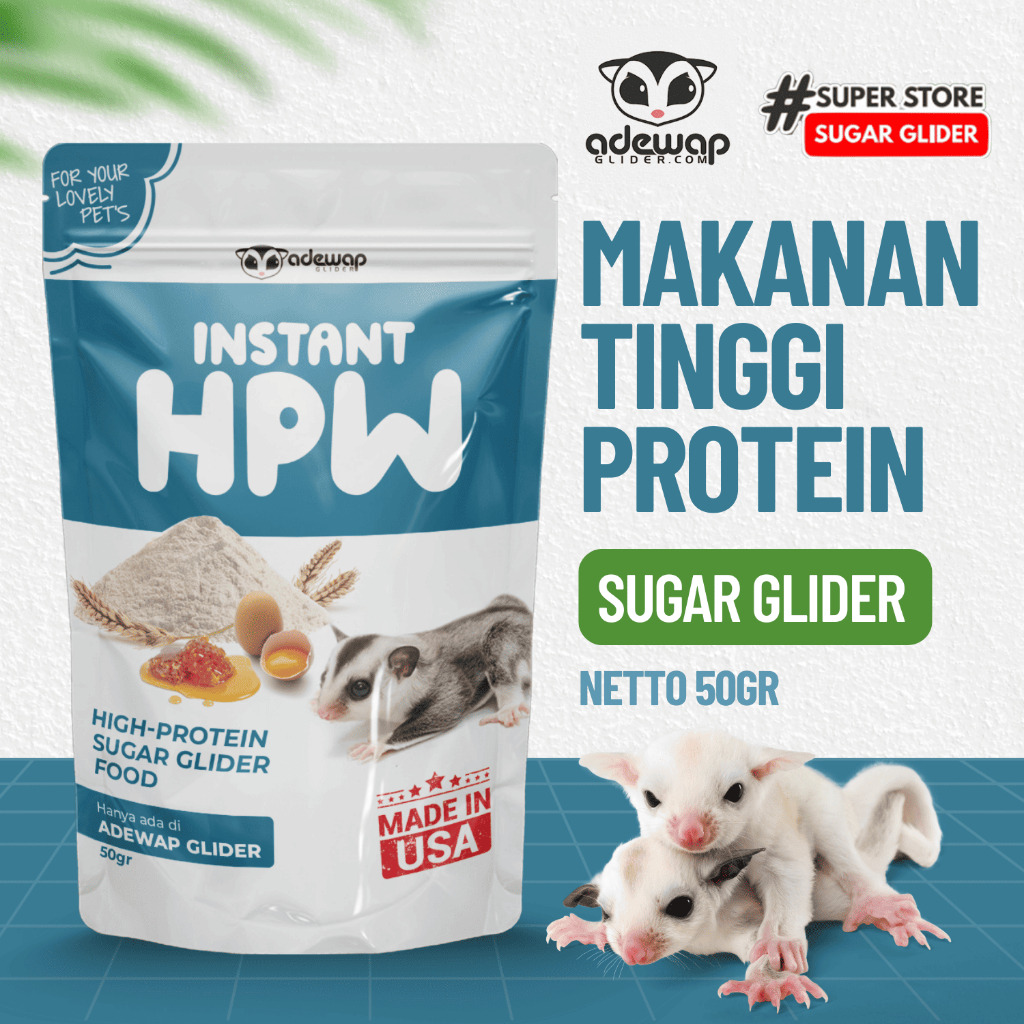 ADEWAP GLIDER HPW Instan Pro Booster Sugar Glider - 50gr