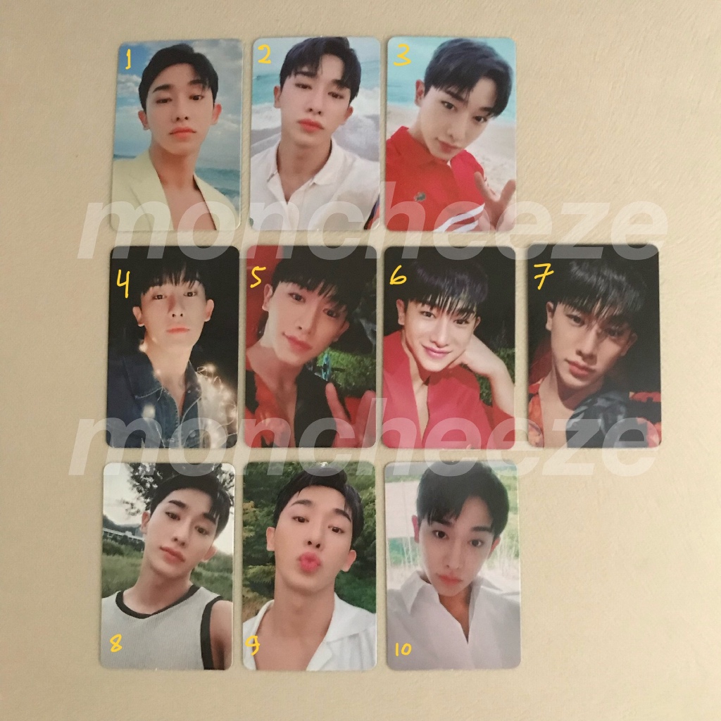 WONHO - BLUE LETTER (OFFICIAL PC PHOTOCARD)