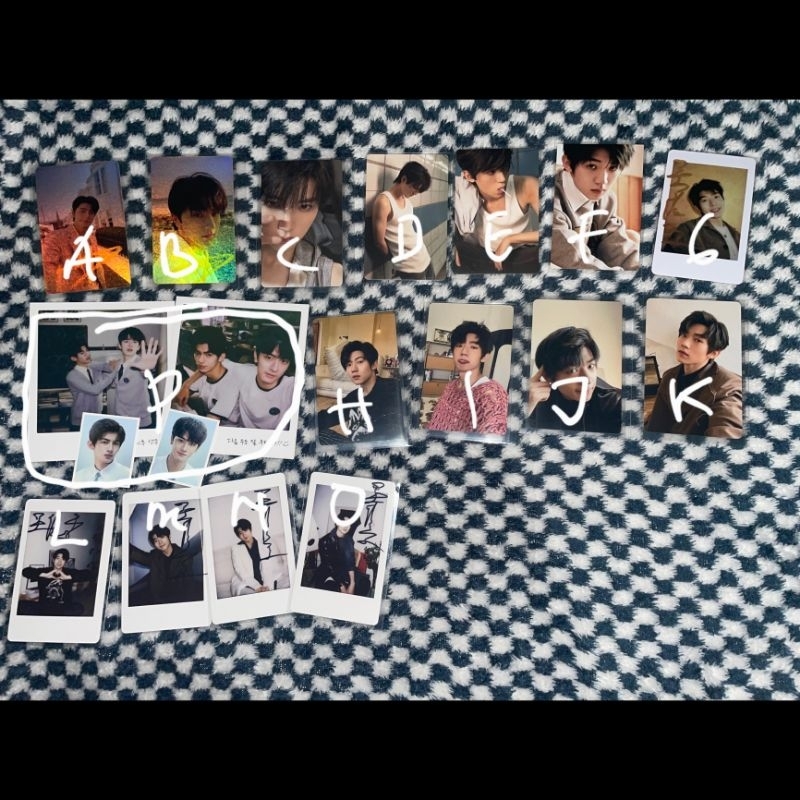 photocard official aktor china zhou yiran lin yi wu junting