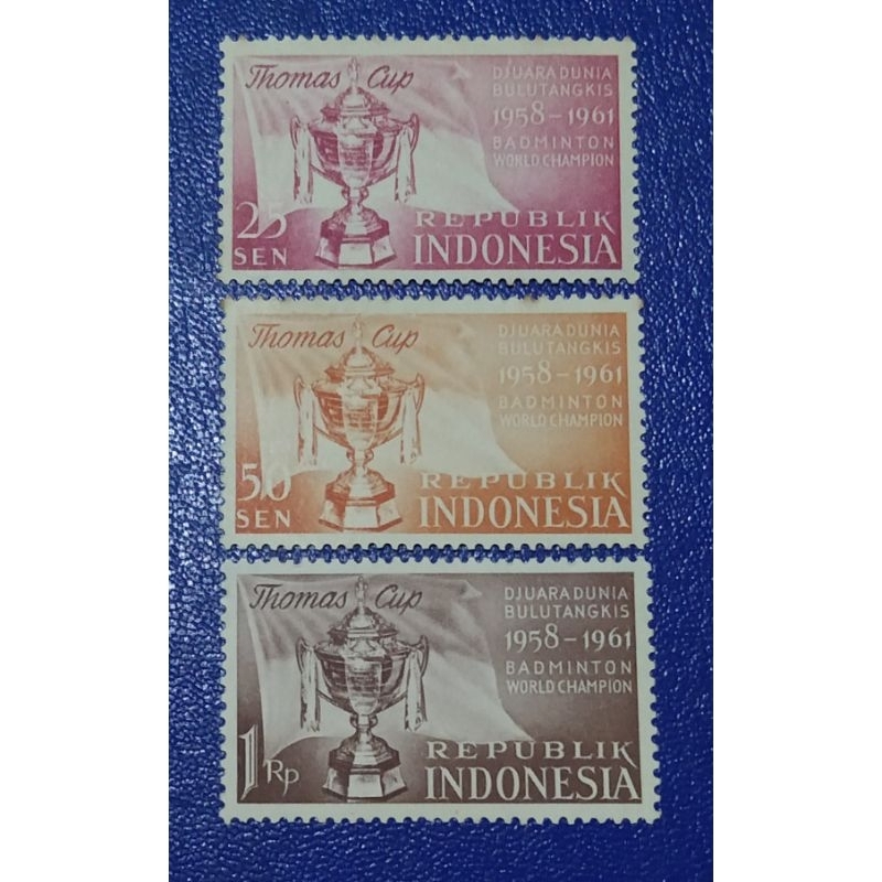 

Prangko Lawas Set Lengkap Thomas Cup Tahun 1958