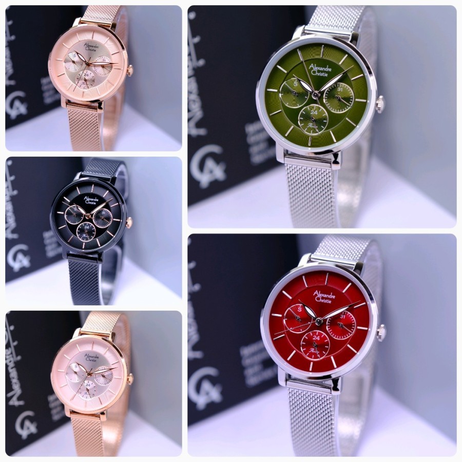 jam tangan wanita alexandre christie original - Alexandre Christie Wanita 2870 Original - Jam Tangan