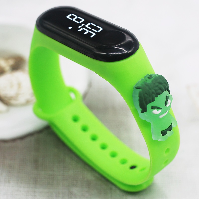 Jam Tangan Kartun Hulk Jam Digital Elektronik Anak Layar Bisa Disentuh Anti Air