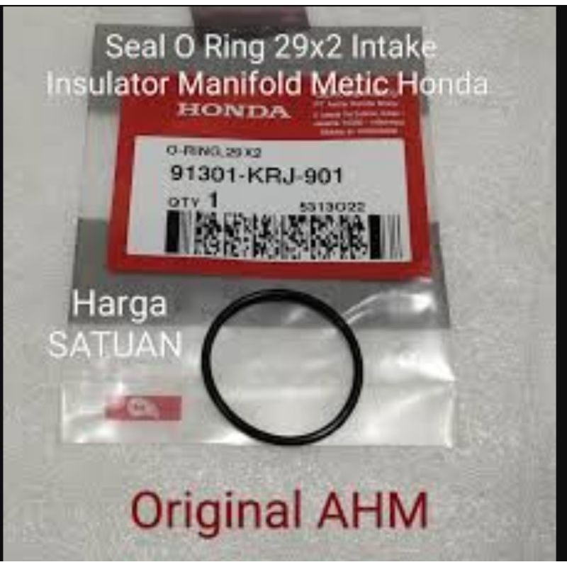 91301-KRJ-901 HGP AHM 100% ORIGINAL ORING MANIFOL. MATIC 91302KRJ901