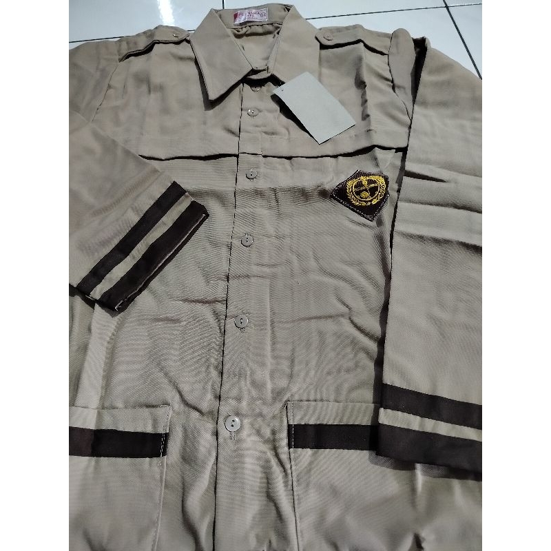 baju Pramuka siaga coklat susu SD/mi  lengan panjang dan pendek