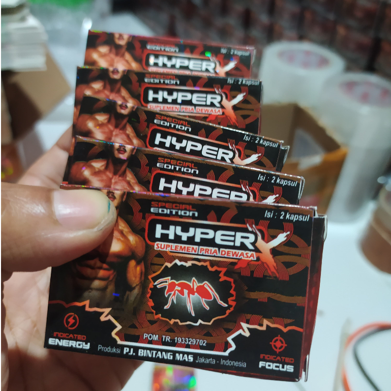 

Madu Bubuk Herb HP HYPER X hyperx ECER 5 Pack 10 Butir Madu Syrup Honey COD PRIVASI ORIGINAL
