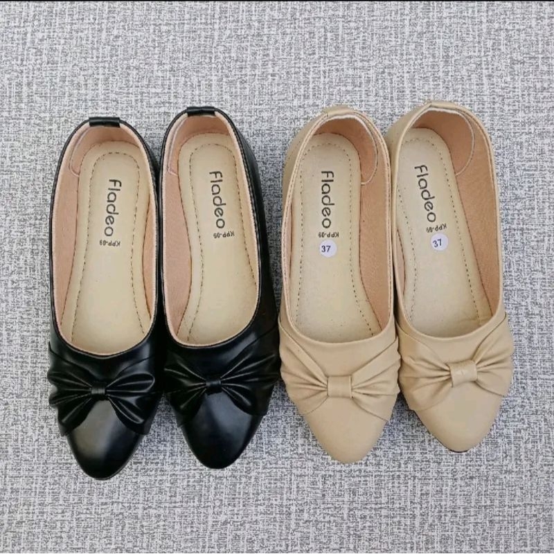 Sepatu Fladeo Flatshoes Terbaru Sepatu Wanita Motif Pita