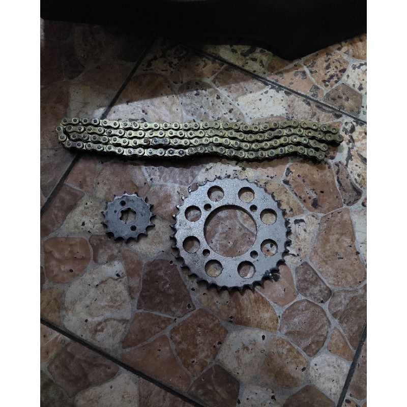 gear set TK 415 35 15 rantai rante SSS original rx king