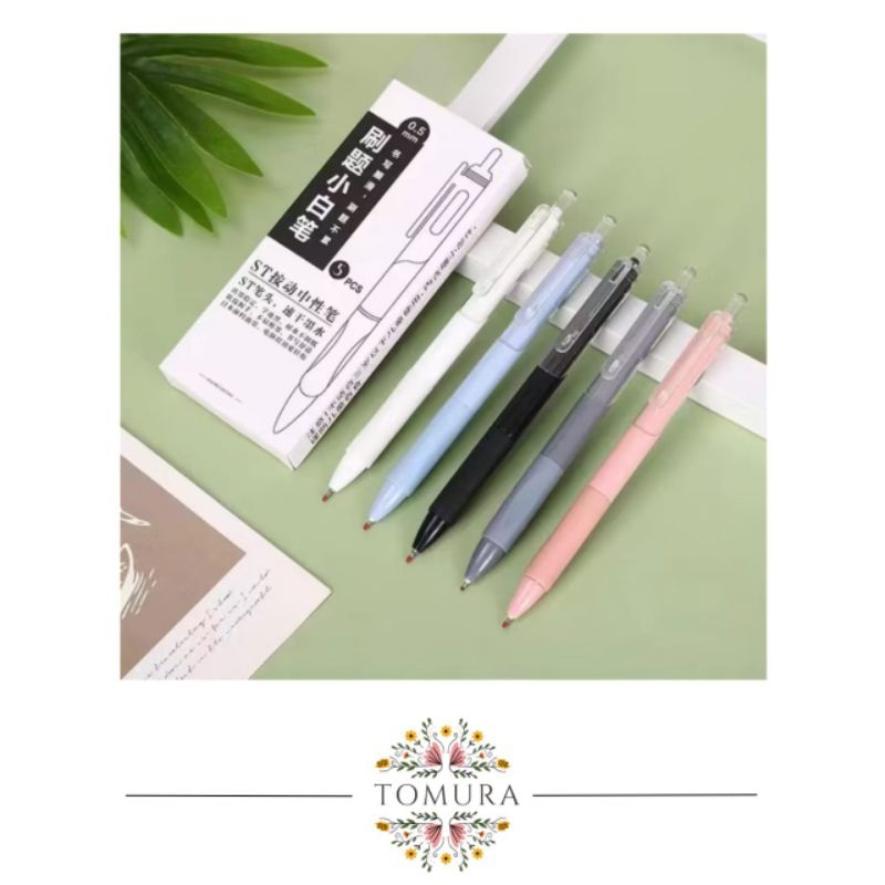 

Pulpen Gel Retractable 0.5mm Lucu Alat Tulis Kantor Stationary Peralatan Sekolah Kantor Back To School