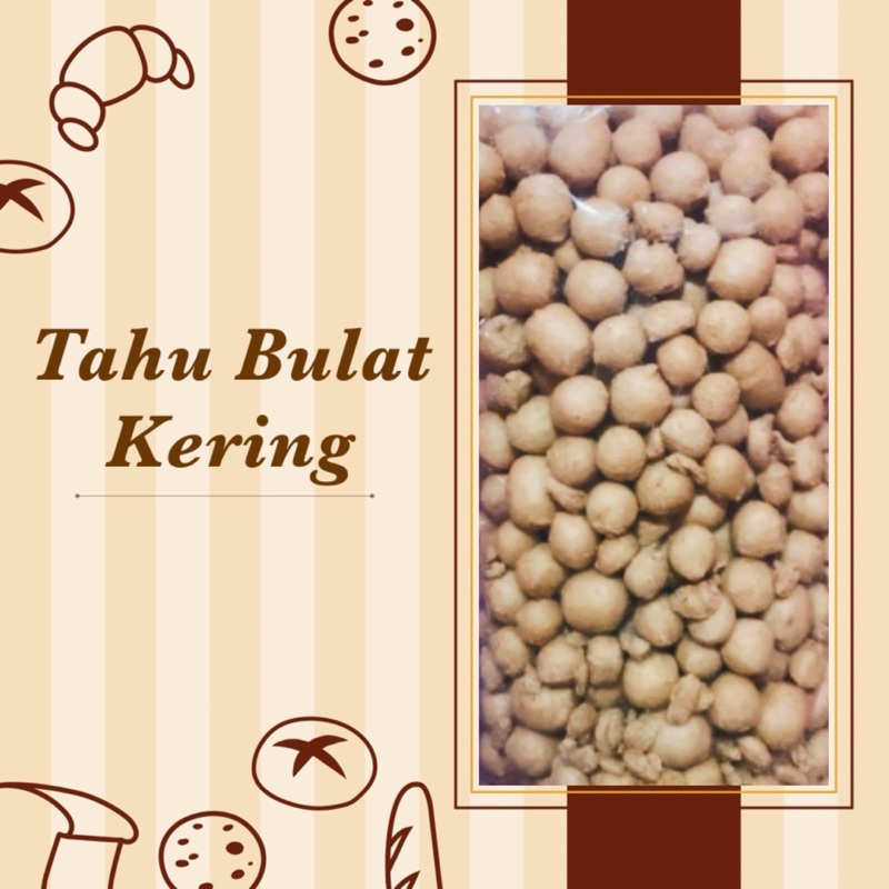 

cemilan Tahu bulat kering