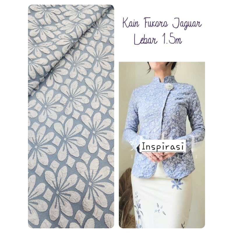 kain fukuro / embos / jaguar emboss / kebaya viral