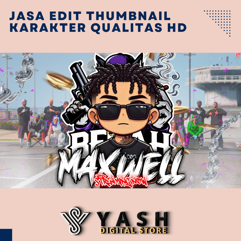 JASA PEMBUATAN THUMBNAIL DAN BANNER YOUTUBE PROFESIONAL HIGH QUALITY PREMIUM