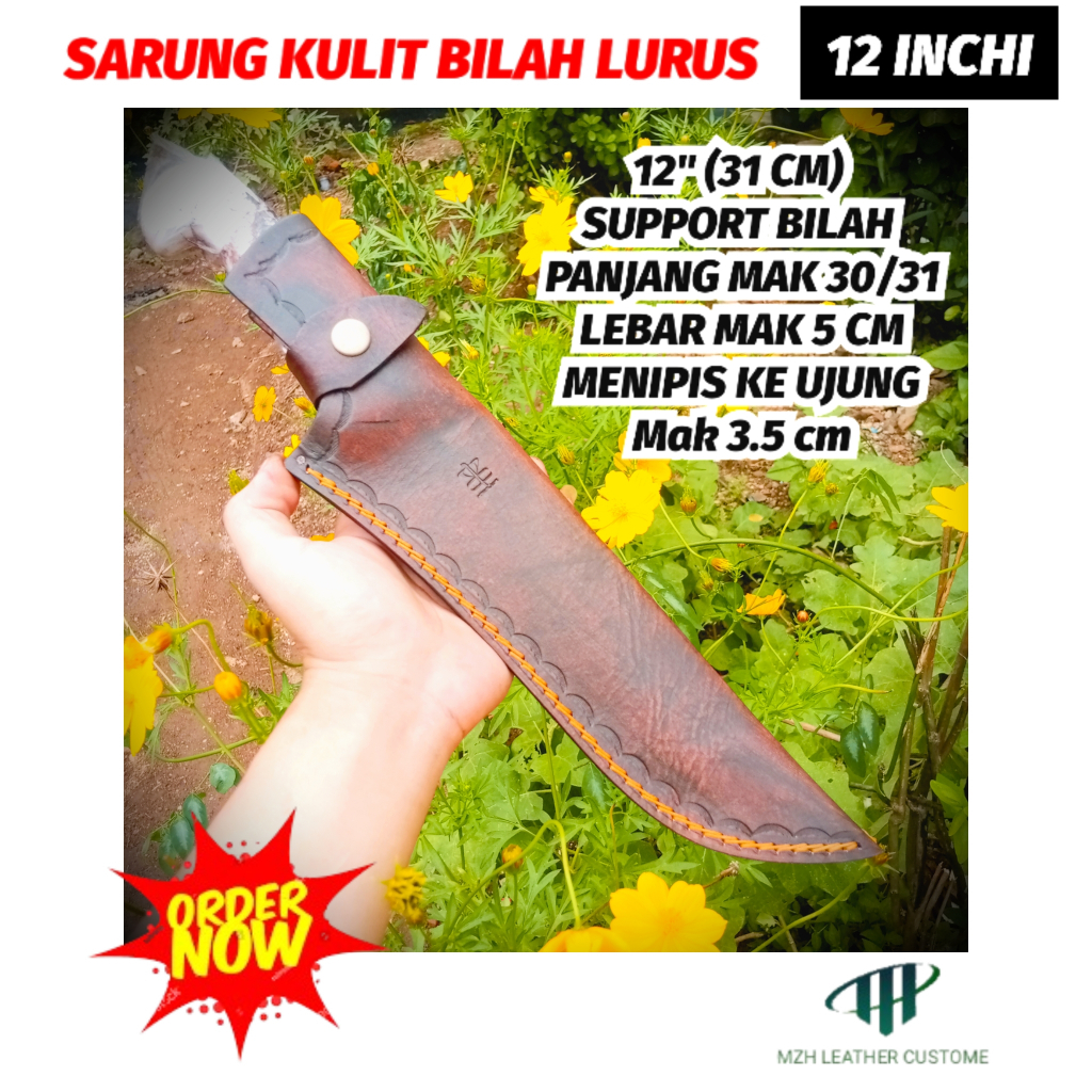 sarung pisau tramontina passador sarung pisau kulit asli 31 cm 12 inchi