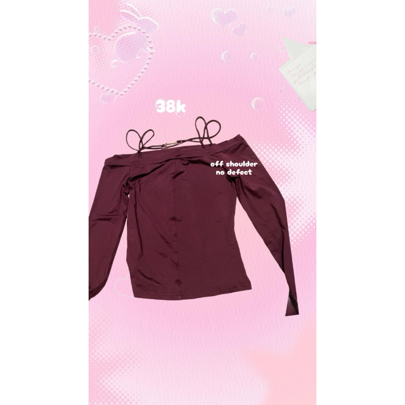 preloved off shoulder sabrina jacquemus