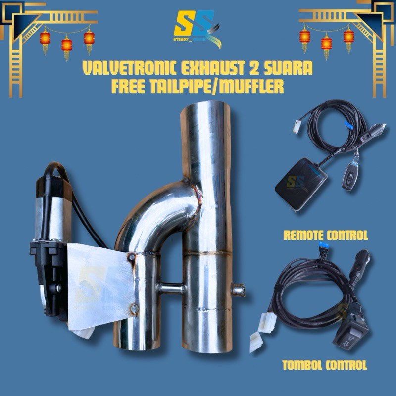 valvetronic exhaust 2 katup control remote / tombol