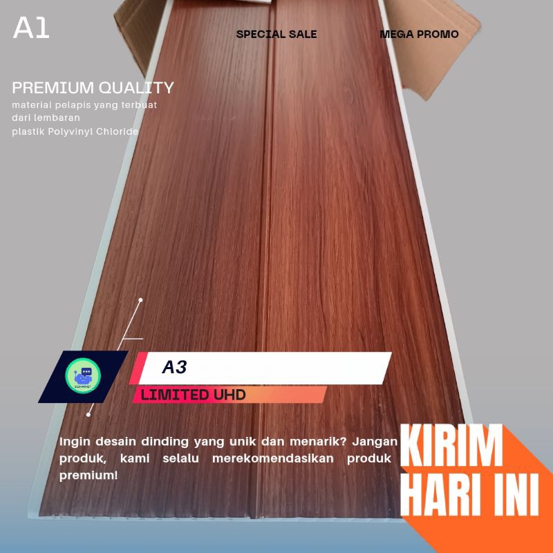 Sgimarket - ISI 4 PCS Sheet Hight Quality Board Dinding | Board Kolong Dapur | Pvc Board Meja | Pvc 