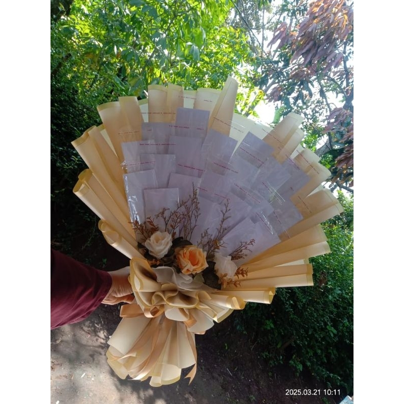 Buket kosong/Buket uang 20lembar/Buket uang kosong isi 20lembar