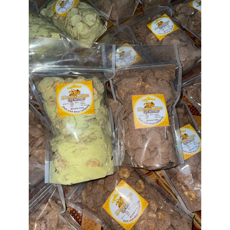 

KRIPIK PISANG COKLAT & Matcha 250GRAM Oleh-oleh Khas Lampung