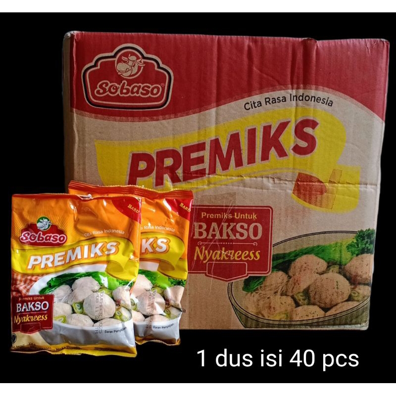 

Tepung adonan bakso Nyakress Sobaso 1 dus (isi 40 pcs)