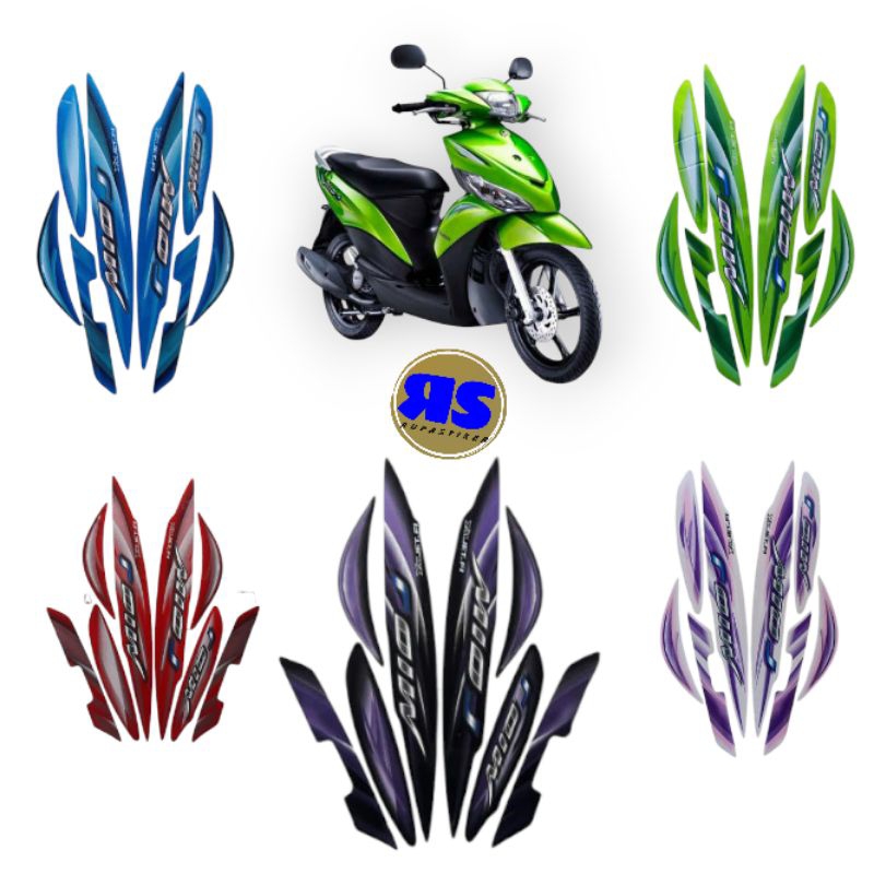stiker striping skotlet lis body motor mio j fi 2011