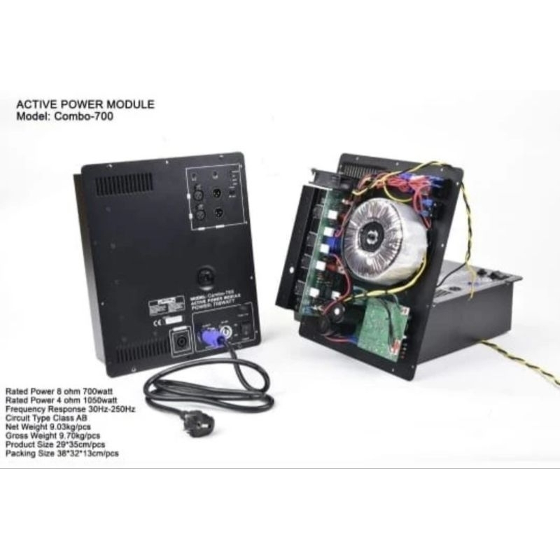 power kit subwoofer aktif Ashley COMBO 700 original