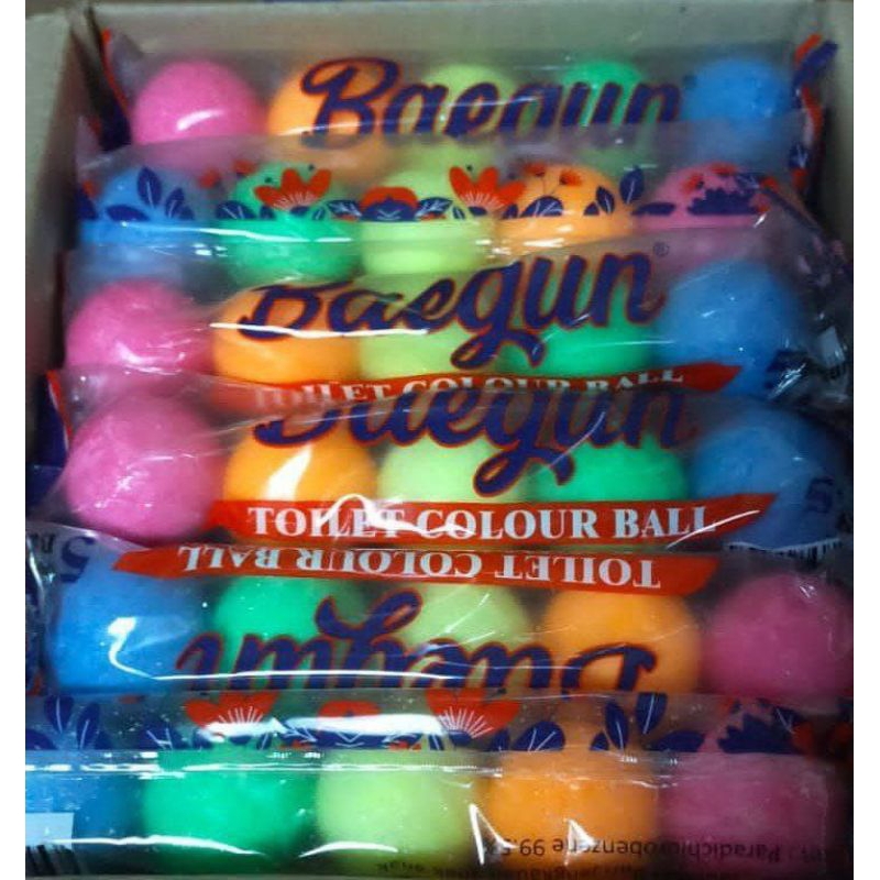 (bulat besar isi 5pcs) baegun toilet ball/pewangi kamar mandi