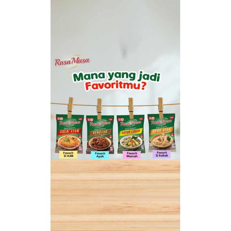 

RASAMASA bumbu nusantara (renceng)