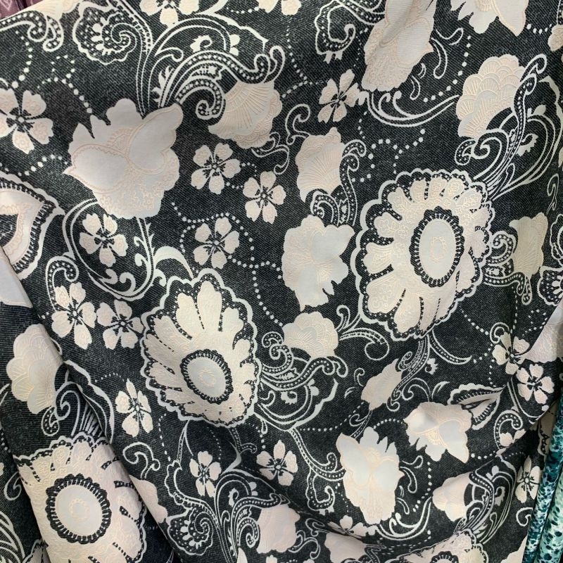 Kain Crepe premium motif | Bahan Crepe bordir   | Bahan Atasan Wanita