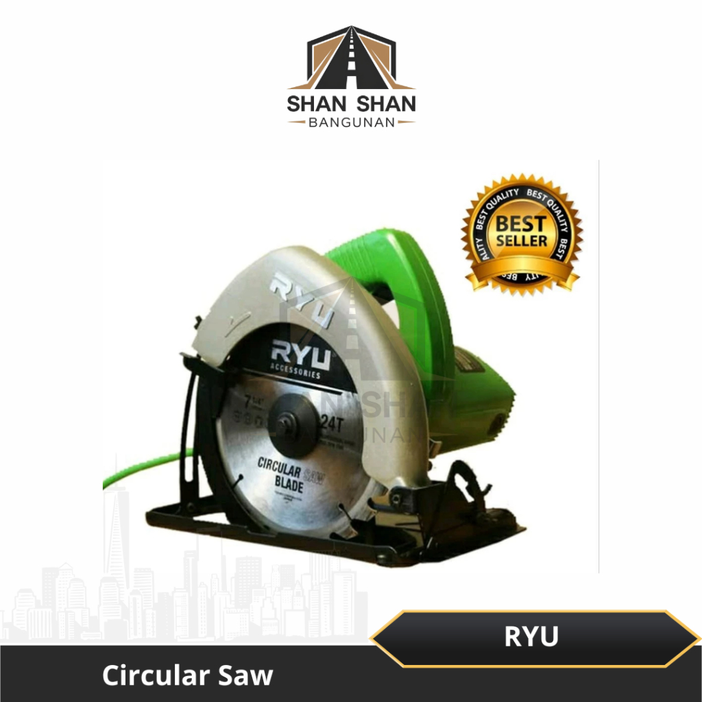 Ryu Circular Saw 7" Circle Ryu / Circular Saw / Mesin Potong 7 Inch Original NEW