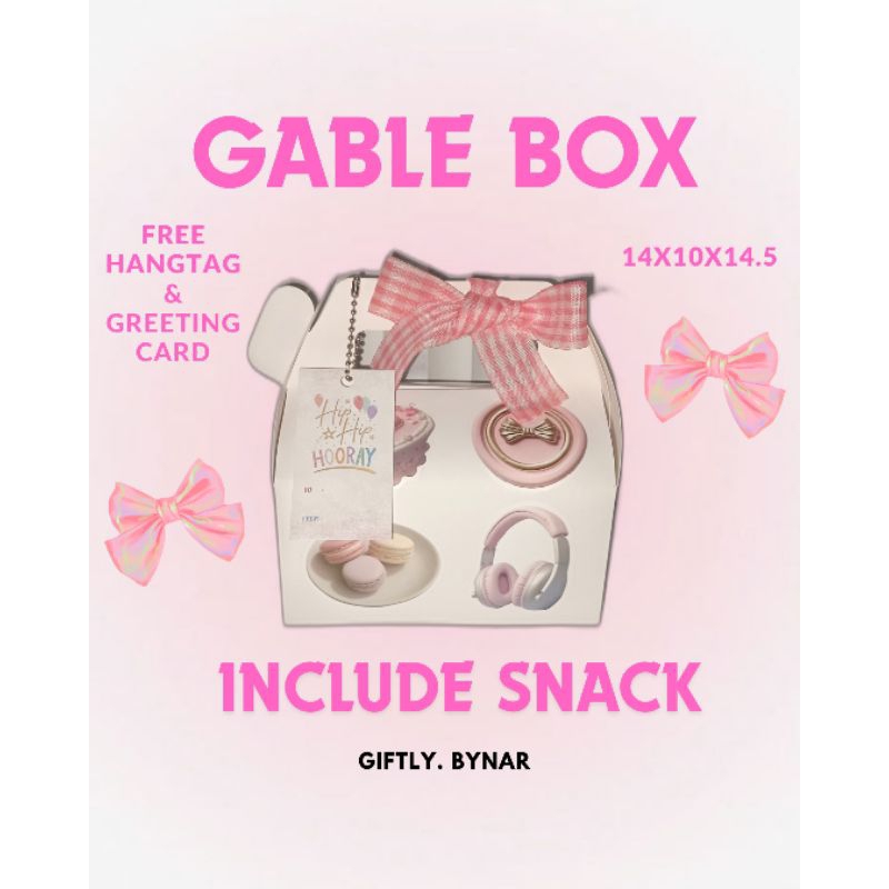 

(L) HAMPERS ISI SNACK/ HAMPERS/ WISUDA/ KADO ULANG TAHUN/ KADO UNIK/ GIFT BOX CEWE & COWO/ SEMPRO/ UKURAN 14X10X14.5 CM