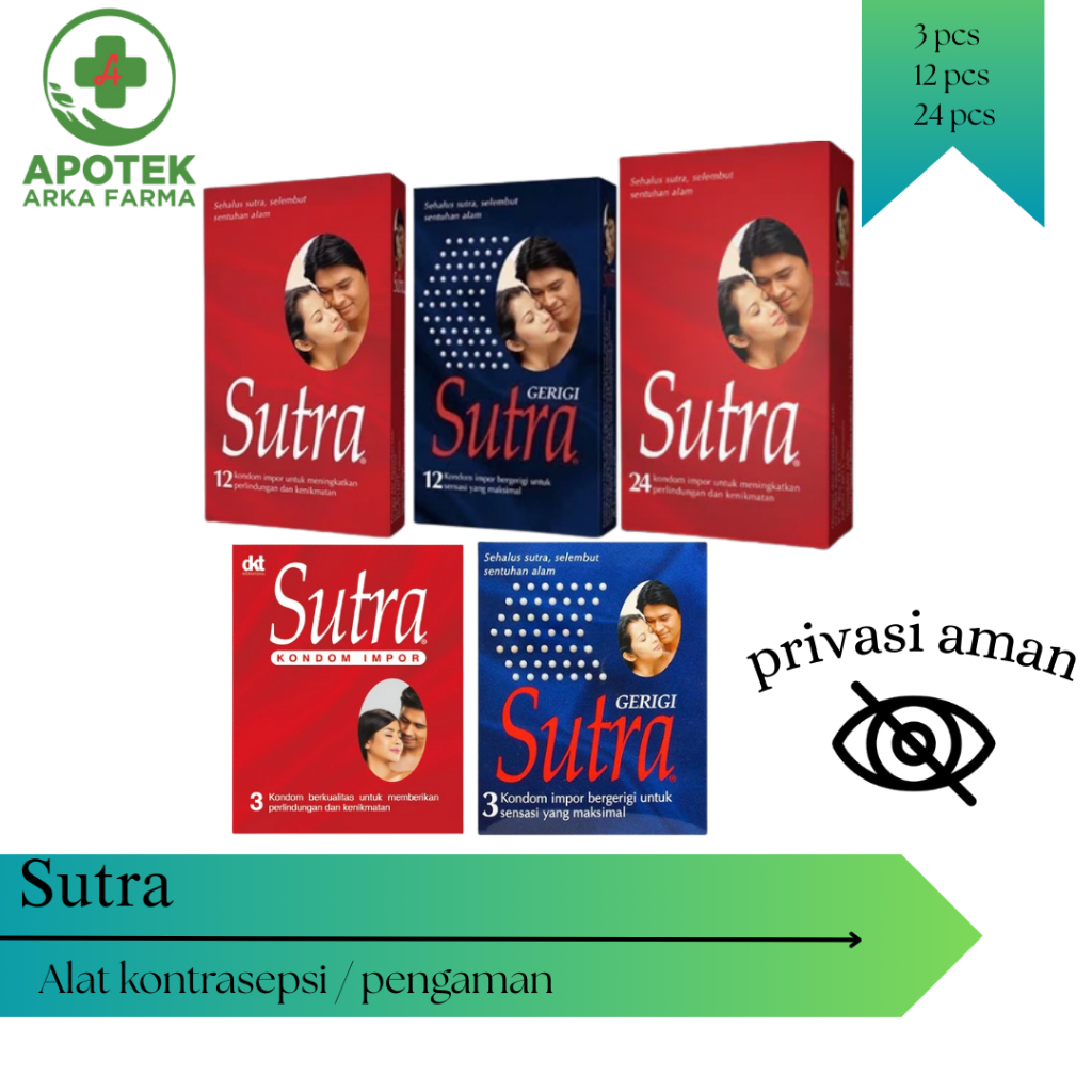 Sutra kondom all Merah & Biru