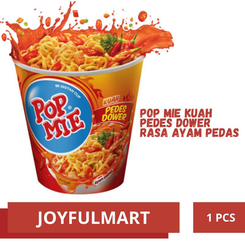 

Pop Mie Kuah Pedes Dower Rasa Ayam Pedas