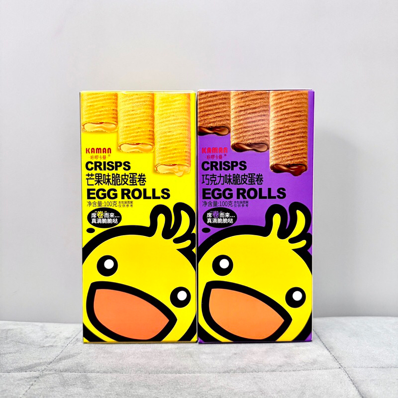 

Kaman Crispy Egg Rolls Bebek Wafer 100gr
