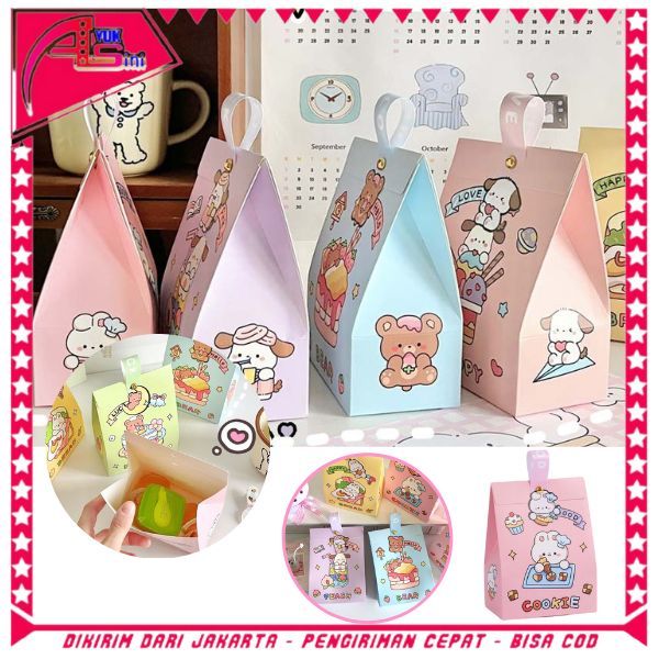 

AS Goodie Bag Ulang Tahun Anak Motif Kartun Kotak Kado Tas Bingkisan Hadiah Hampers Ulang Tahun Anak Paper Bag Karakter Kotak Souvenir Box Kue Tentengan Souvenirs Party Supplies