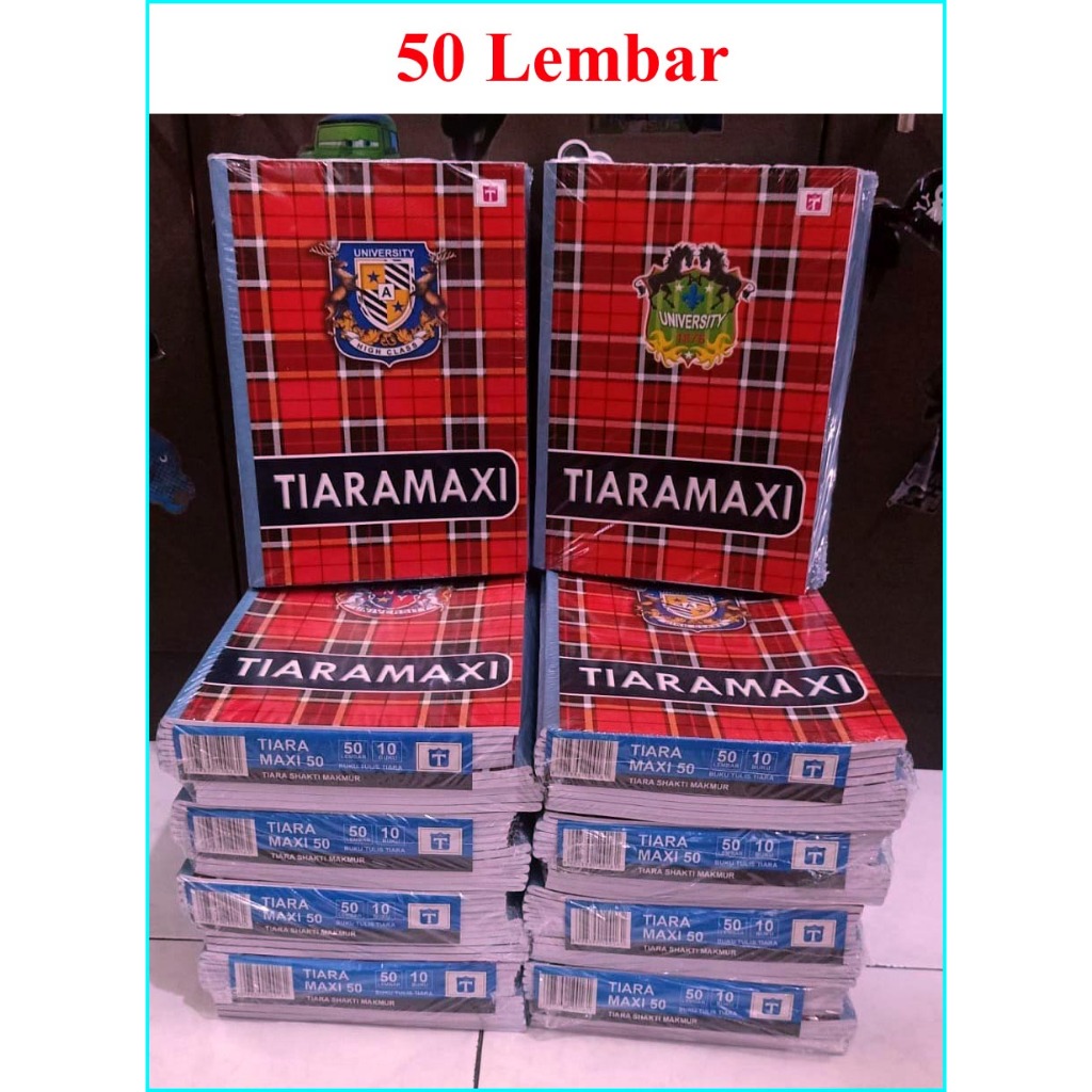 

(10 BUKU / 1 PAX) Buku TIARA CAMPUS MAXI 50 / CAMPUS TIARAMAXI 50 Lembar