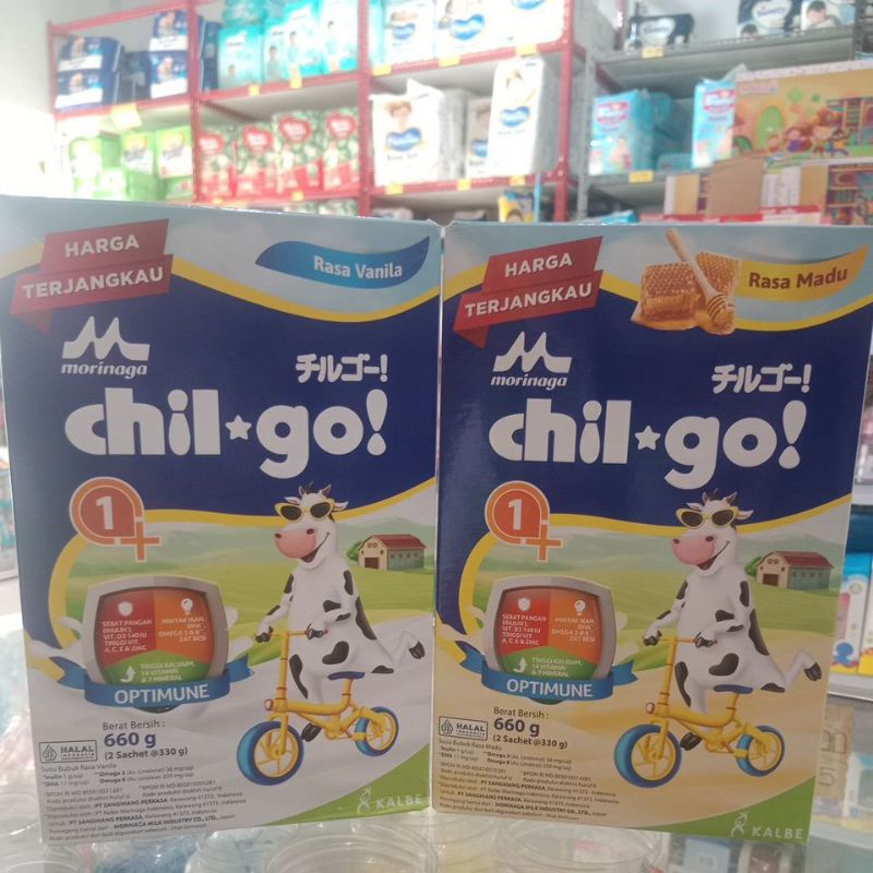 

MORINAGA CHILGO 1+(VANILA&MADU) 660GR TANPA POTONG TUTUP ATAS