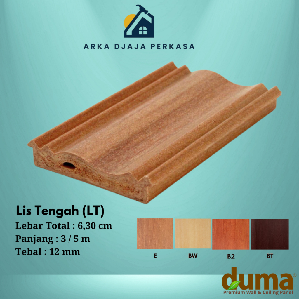 Duma Lis Tengah LT Bahan WPC Pemanis Dinding