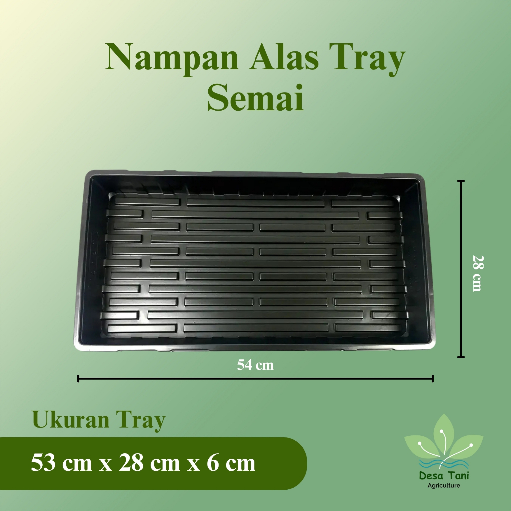 Adelonz Tray Semai Tebal 1Mm Potray Seeding Tray Pembibitan Tanaman