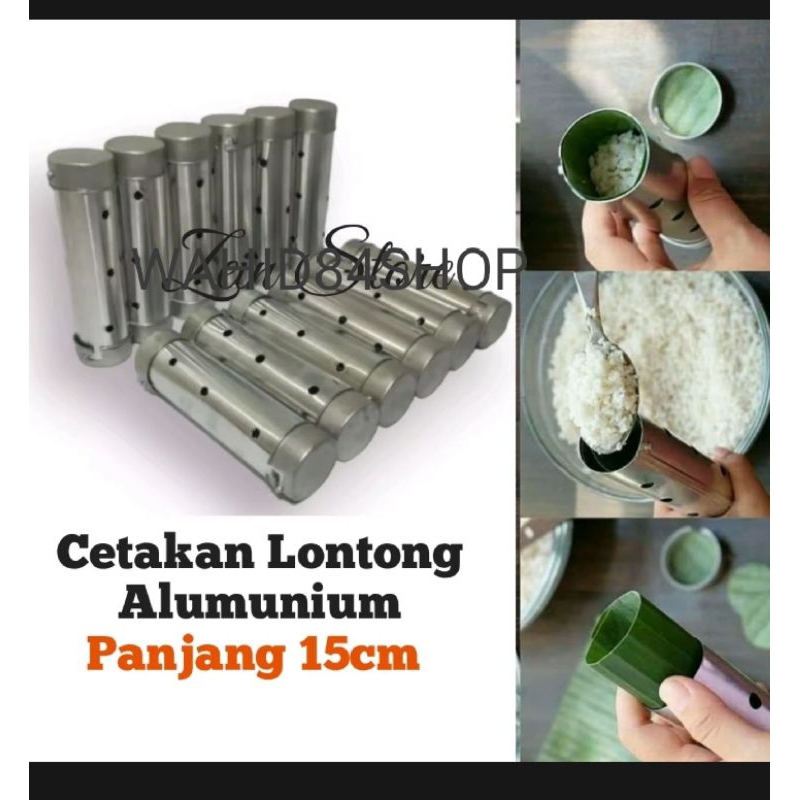 12 PCS cetakan lontong alumunium/cetakan kue lontong/cetakan lopis/cetakan lontong alumunium