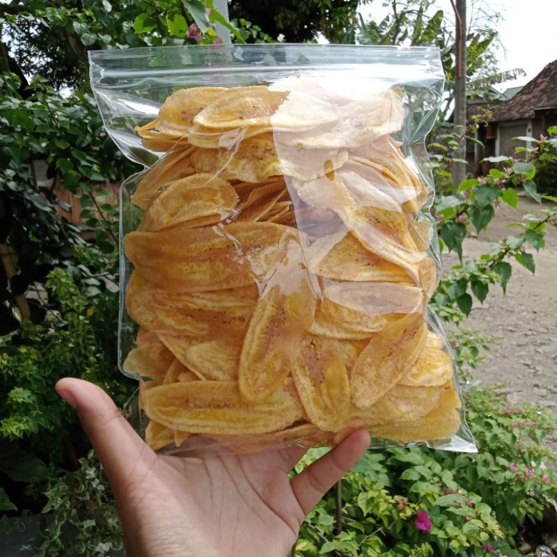 

keripik pisang candi rasa manis/keripik pisang manis kemasan 250gr
