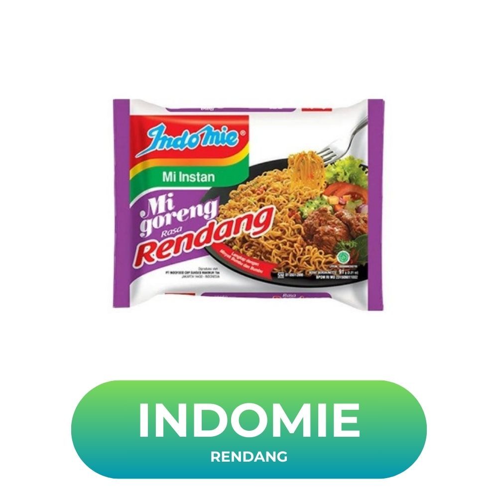 

Mie Instant Indomie Goreng Rendang Pcs