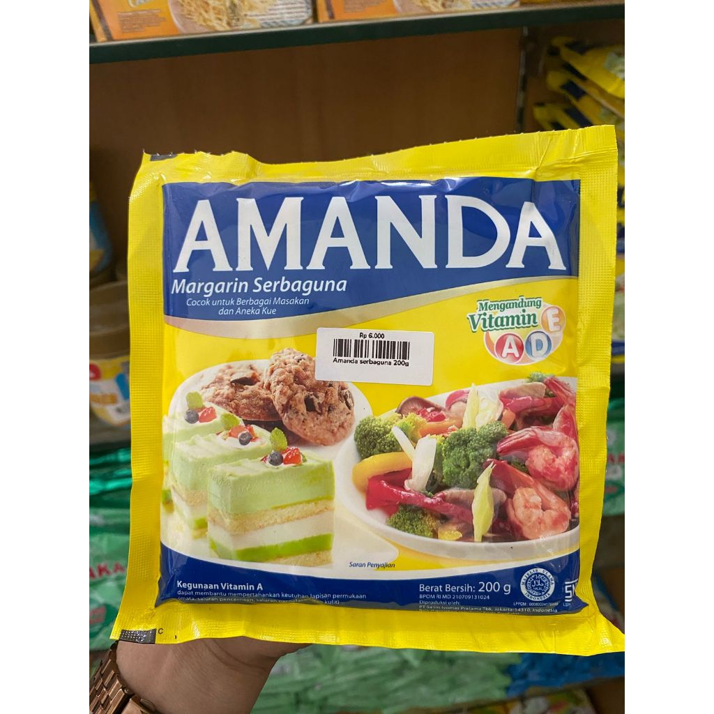 

AMANDA MARGARIN SERBAGUNA 200GR / MARGARIN AMANDA